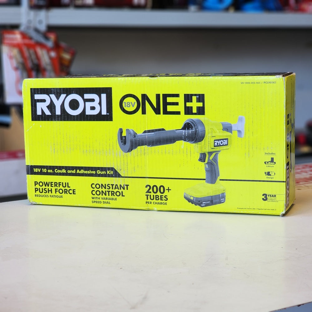 ONE + 18V Cordless 10 oz. Caulk & Adhesive Gun ONE + 18V Cordless 10 oz. Caulk & Adhesive Gun